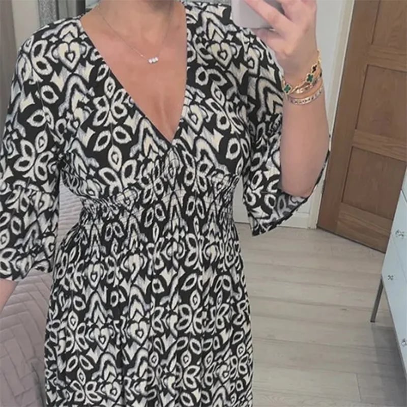 Vestido Floral Elástico