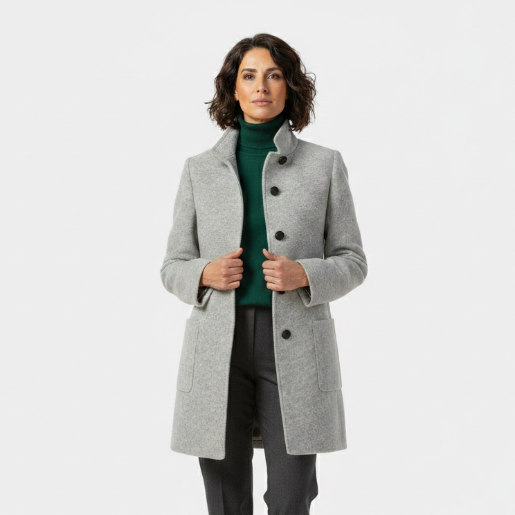 Tessa - Chaqueta de Mujer con Cuello Alto