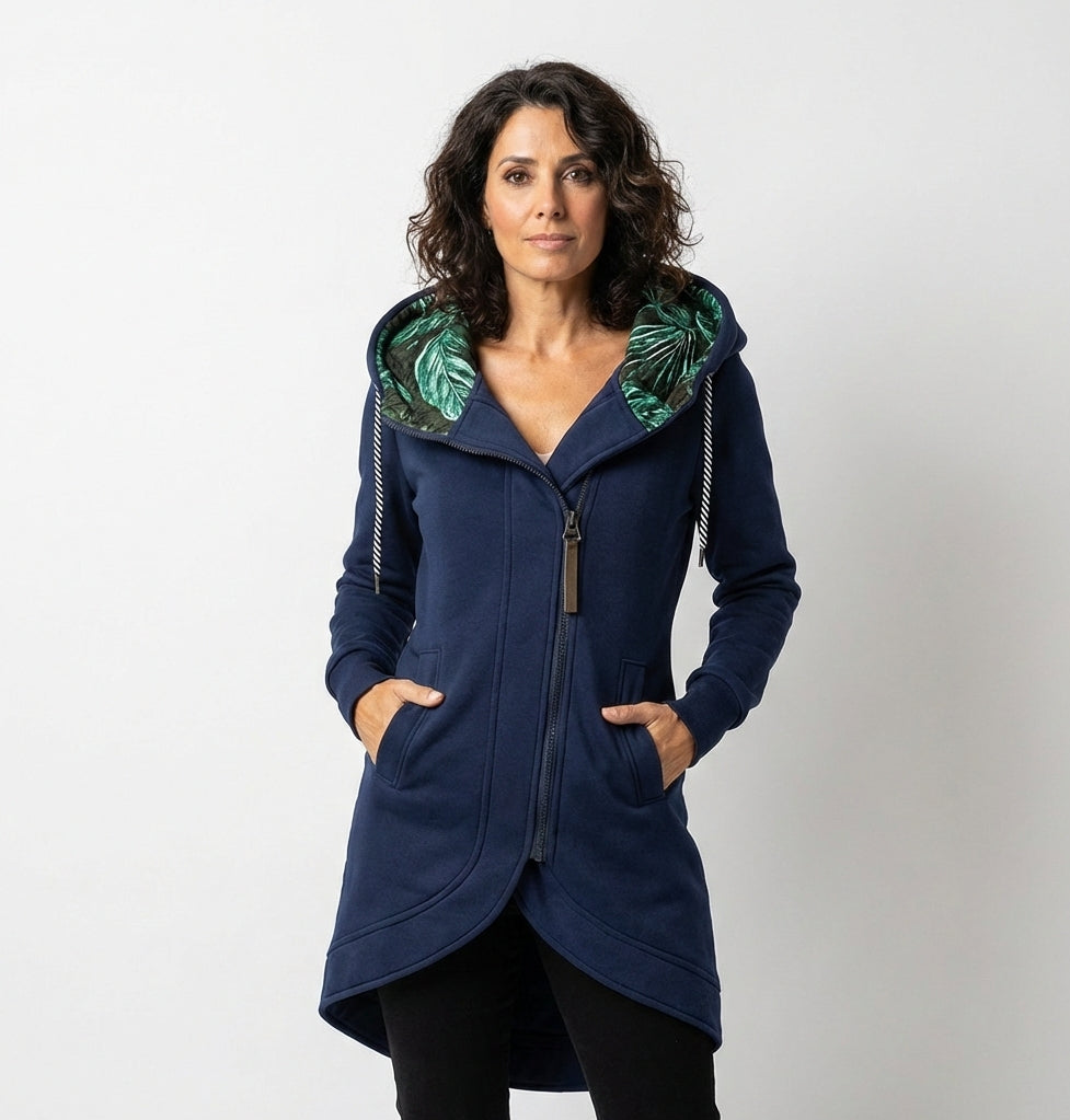 Abrigo ligero de invierno para mujer