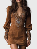 Lunori™ | Vestido mini vintage