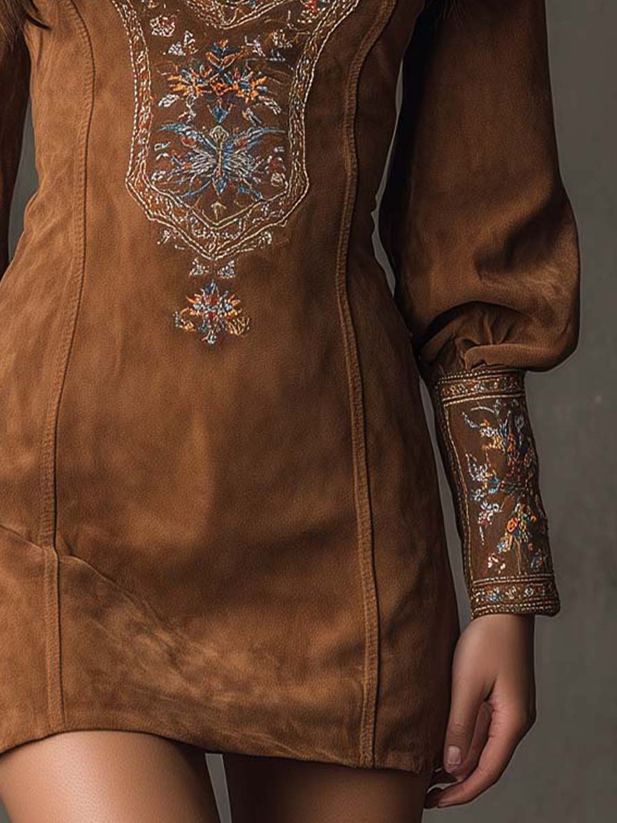 Lunori™ | Vestido mini vintage