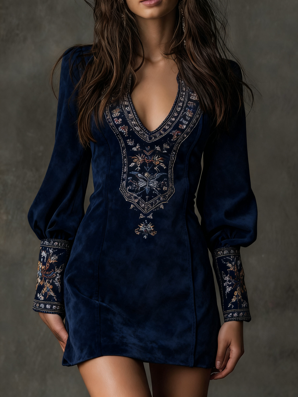 Lunori™ | Vestido mini vintage