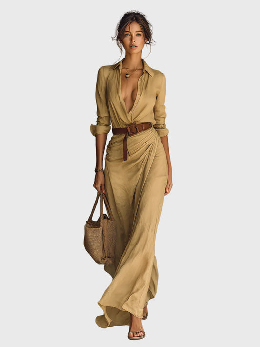 CLEO – Vestido largo casual