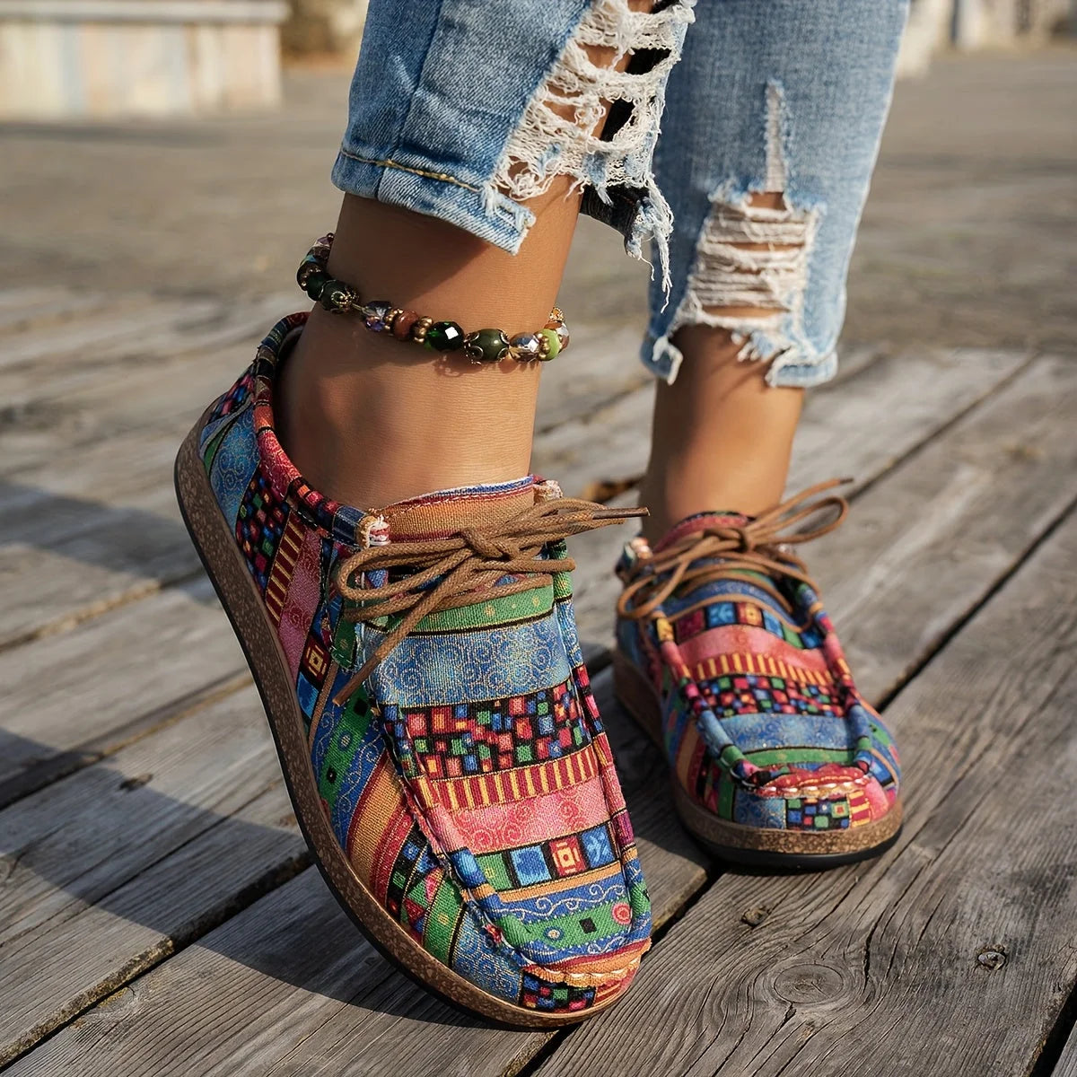Zapatillas Ortopédicas de Confort Multicolor para Mujer