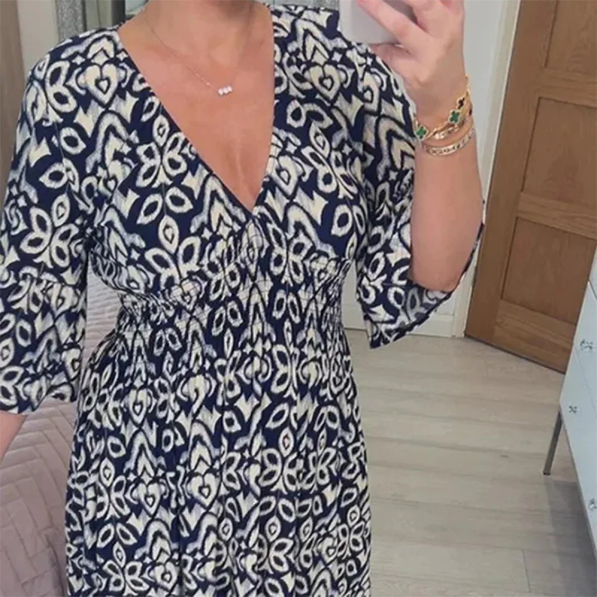 Vestido Floral Elástico