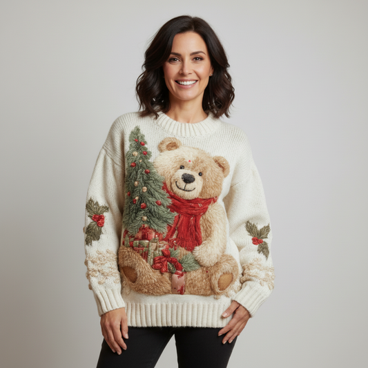 Ana – Suéter navideño con detalles festivos